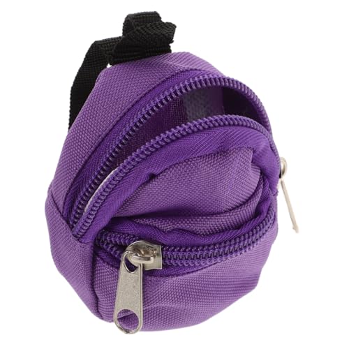minkissy Miniatur Puppenrucksack aus Strapazierfähigem Dekorative Mini Backpack für Puppenhaus für Schlafzimmer und Ankleidezimmer Deko Praktisch und Realistisch Gestalten von minkissy