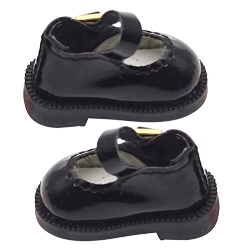 minkissy Miniatur Puppenschuhe aus Baumwolle für Bjd Puppen Glatt Verarbeitete DIY Zubehör Schwarz Kreative Spielzeugdekoration für Puppenfans minkissy Miniatur Puppenschuhe aus Baumwolle für Bjd Puppen Glatt Verarbeitete DIY Zubehör Schwarz Kreative Spielzeugdekoration für Puppenfans von minkissy