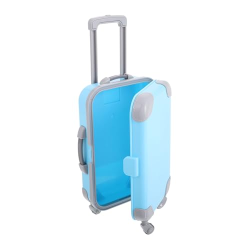 minkissy Miniatur Reisekoffer für Puppenhaus Luggage Exquisites Puppenzubehör mit Realistischem Design und Organisiertem Innenraum für Puppen von minkissy