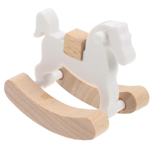 minkissy Miniatur Schaukelpferd Holzmodell für Puppenhaus Deko Vintage Miniaturmöbel Glatte Oberfläche Robust Zubehör für Puppenhaus und Fotografie Handgefertigte Miniatur Rocking Horse minkissy Miniatur Schaukelpferd Holzmodell für Puppenhaus Deko Vintage Miniaturmöbel Glatte Oberfläche Robust Zubehör für Puppenhaus und Fotografie Handgefertigte Miniatur Rocking Horse von minkissy