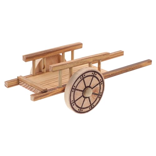 minkissy Miniatur Schubkarre Holzmodell Retro Handwagen Mini Garten Dekoration Detailgetreues Landschaftsmodell für Puppenhaus und Sandtisch Accessoire minkissy Miniatur Schubkarre Holzmodell Retro Handwagen Mini Garten Dekoration Detailgetreues Landschaftsmodell für Puppenhaus und Sandtisch Accessoire von minkissy