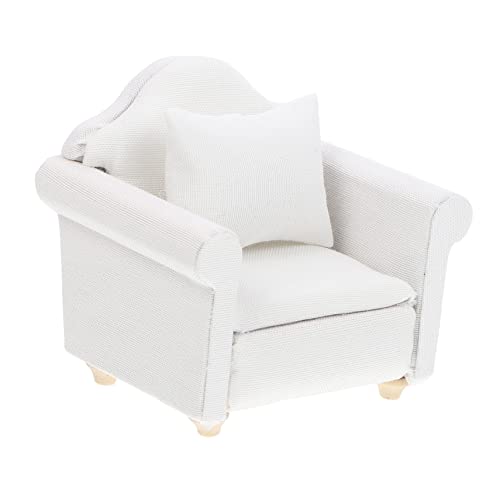 minkissy Miniatur Sofa Weiß Mini Haus Wohnzimmer Möbel Kissen Puppenhaus Dekoration minkissy Miniatur Sofa Weiß Mini Haus Wohnzimmer Möbel Kissen Puppenhaus Dekoration von minkissy