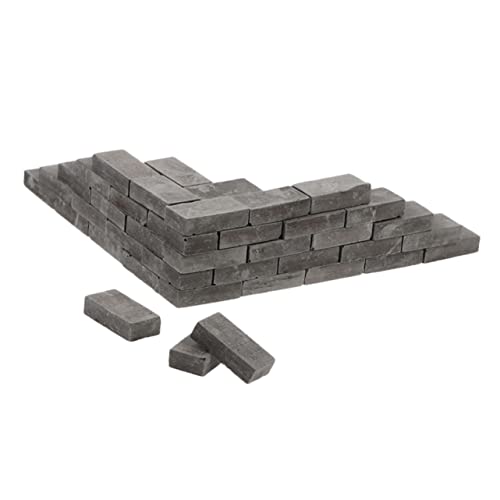 minkissy Miniatur Ziegelsteine für DIY Projekte für Sandtische Modellbau und Kreative Dekoration Realistische und Detailreiche Gestaltung Leicht und Tragbar für Vielseitige Anwendungen von minkissy