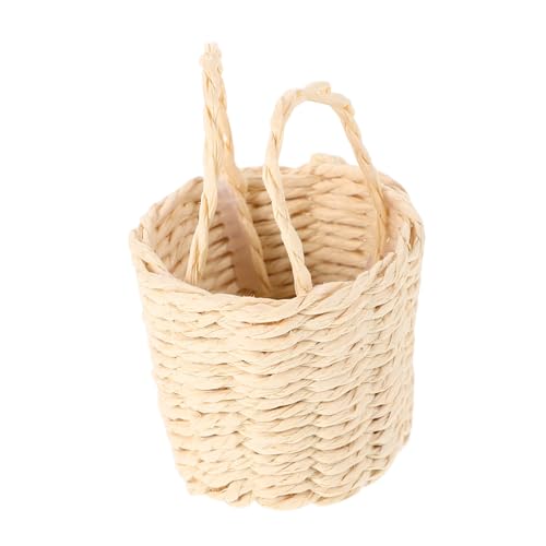 minkissy Miniaturkorb mit Griff Realistischer Handgefertigter Miniatur Puppenhauskorb Vielseitiger Kleiner Obst und Eierkorb für Puppenhausdekoration und Miniaturszenen Leicht und Tragbar minkissy Miniaturkorb mit Griff Realistischer Handgefertigter Miniatur Puppenhauskorb Vielseitiger Kleiner Obst und Eierkorb für Puppenhausdekoration und Miniaturszenen Leicht und Tragbar von minkissy
