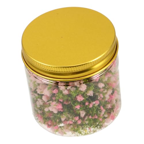 minkissy Miniaturpflanzen mit Grobkörnigen Blüten Künstliche Dekoration für Puppenhaus DIY Bastelbedarf Realistisch Wirkender Fake Grass Vielseitig Einsetzbar für Garten und von minkissy