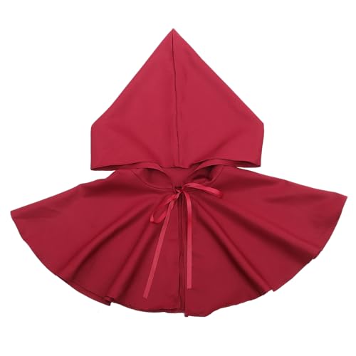 minkissy Mittelalterliche Motorhaube für Halloween Unisex Hut Hautfreundlichem Winddicht Atmungsaktiv Wiederverwendbar für Kostümpartys Rollenspiele von minkissy