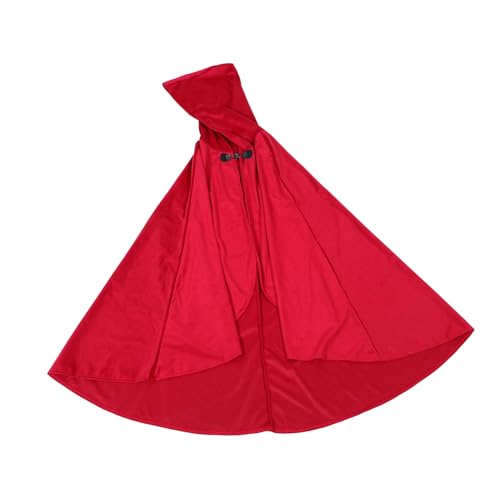 minkissy Mittelalterlicher Kapuzenumhang aus Premium Spandex Wetterfester Renaissance Damen und Herren Umhang für Halloween Party Cosplay Bühnenauftritt Weicher Langlebiger Stoff von minkissy