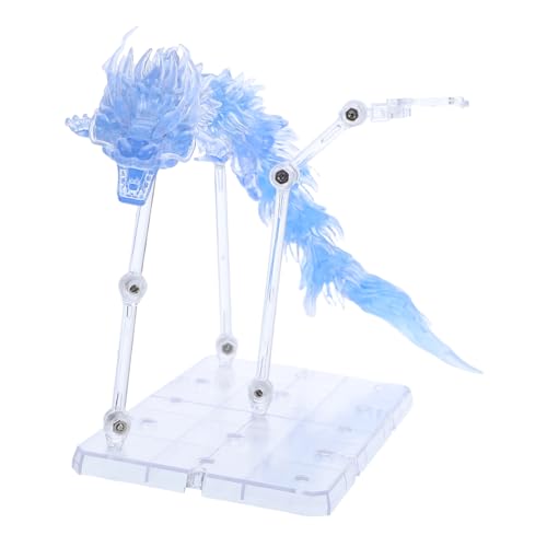 minkissy Modell Display für Figuren Einstellbarer Blauer Drachen Zubehör Langlebig Einfach Montierbar Dynamische Dekoration für Sammler und Modellbauer von minkissy