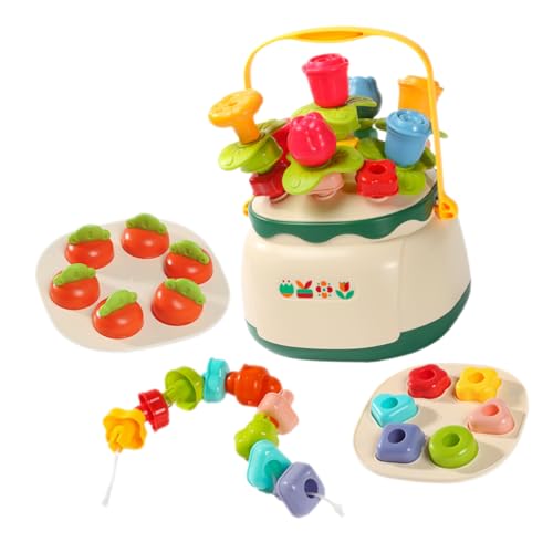 minkissy Montessori Bildungsperlen Langlebiges Sicheres Motorikspielzeug mit Form und Farbensortierer Fördert Feinmotorik Logisches Konzentration für und Geschenkspielzeug minkissy Montessori Bildungsperlen Langlebiges Sicheres Motorikspielzeug mit Form und Farbensortierer Fördert Feinmotorik Logisches Konzentration für und Geschenkspielzeug von minkissy