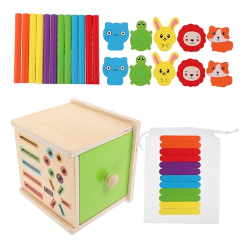 minkissy Montessori Farb Formsortierspielzeug aus Holz für Ab Jahren Farb Formerkennung Motorische Solides Holz Pädagogisches Lernspielzeug minkissy Montessori Farb Formsortierspielzeug aus Holz für Ab Jahren Farb Formerkennung Motorische Solides Holz Pädagogisches Lernspielzeug von minkissy