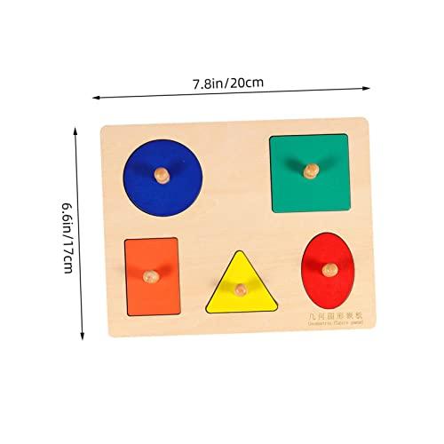 minkissy Montessori Holz Puzzle Geometrische Formen Lernspielzeug für Kleinkinder Sicher und Griffig Fördert Greiffähigkeit und Kognitive Entwicklung für Junge Mädchen und Ab Jahr minkissy Montessori Holz Puzzle Geometrische Formen Lernspielzeug für Kleinkinder Sicher und Griffig Fördert Greiffähigkeit und Kognitive Entwicklung für Junge Mädchen und Ab Jahr von minkissy