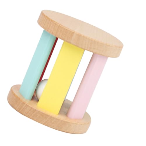 minkissy Montessori Holzrassel für Junge Mädchen Interaktives Musikinstrument Frühen Bildung und Hand Auge Koordination für Drinnen und Draußen von minkissy