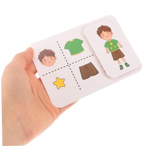 minkissy Montessori Lernkarten für Trainingsspiel Logischem und Beobachtungsfähigkeiten Interaktives Frühförderungsspielzeug für Jungen Kreatives Denkspiel für Vorschulkinder von minkissy