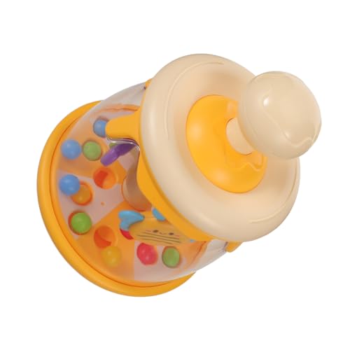 minkissy Montessori Press Spin Ball mit Springfunktion und Rotation Feinmotorik und Koordination für Jungen und Mädchen Ab Kleinkindalter von minkissy