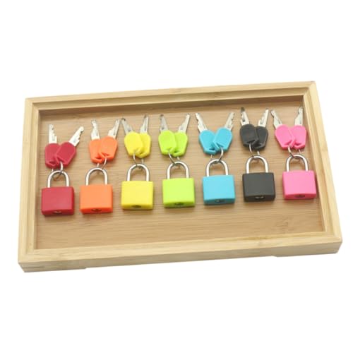 minkissy Montessori Sinnes Lernspielzeug für Farbige Schlossspiel Steckspiele mit Bambus Tablett Pädagogisch Wertvolles Aktivitätsspielzeug Feinmotorik und Farbverständnis minkissy Montessori Sinnes Lernspielzeug für Farbige Schlossspiel Steckspiele mit Bambus Tablett Pädagogisch Wertvolles Aktivitätsspielzeug Feinmotorik und Farbverständnis von minkissy