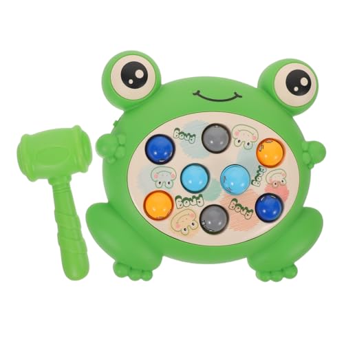 minkissy Montessori Whack A Frog mit Hammer Interaktives Pounding Toy für Kleinkinder Hand-Auge-koordination Konzentration und Problemlösung Tragbares Familienspiel für Jungen und Mädchen minkissy Montessori Whack A Frog mit Hammer Interaktives Pounding Toy für Kleinkinder Hand-Auge-koordination Konzentration und Problemlösung Tragbares Familienspiel für Jungen und Mädchen von minkissy