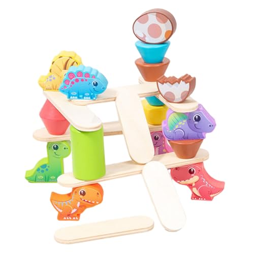 minkissy Multifunktionales Holz Tierspielzeug Dinosaurier Balancespiel Stapelspiel für Pädagogisch Fördernd für Jungen und Mädchen Ab Kleinkindalter Haushaltsspielzeug minkissy Multifunktionales Holz Tierspielzeug Dinosaurier Balancespiel Stapelspiel für Pädagogisch Fördernd für Jungen und Mädchen Ab Kleinkindalter Haushaltsspielzeug von minkissy