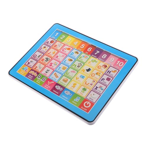 minkissy Multifunktionales Lerntablet mit Touchscreen Alphabet und Zahlen Erkennung Interaktives Pädagogisches für Frühe Bildung Bunte Kunststoffspielzeug Tablet für Kognitive Entwicklung minkissy Multifunktionales Lerntablet mit Touchscreen Alphabet und Zahlen Erkennung Interaktives Pädagogisches für Frühe Bildung Bunte Kunststoffspielzeug Tablet für Kognitive Entwicklung von minkissy