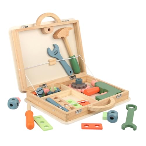 minkissy Multifunktionales Werkzeugkasten für Reparatur Kit mit Lehrreichen Werkzeugen für Kreatives und Frühkindliche Entwicklung minkissy Multifunktionales Werkzeugkasten für Reparatur Kit mit Lehrreichen Werkzeugen für Kreatives und Frühkindliche Entwicklung von minkissy
