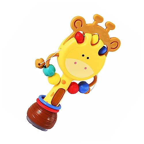 minkissy Musikalische Rasseltrommel mit Licht und Liedern Freies Kunststoffspielzeug für Jahre Handliche für Kleinkinder Batterien und Schraubendreher Interaktives Musikspielzeug für Junge von minkissy