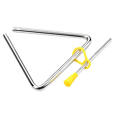 minkissy Musikalisches Dreieck Instrument für Leichtes Percussion Gadget mit Schlägel für Musikalische Früherziehung Fördert Kreativität und Eltern Junge Mädchen Interaktion von minkissy