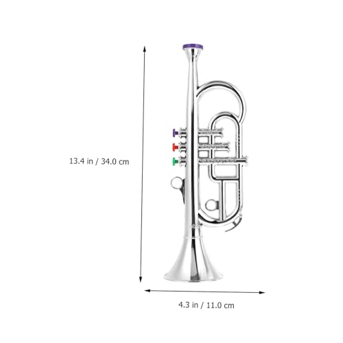 minkissy Musikinstrument Saxophon Modell aus Elektroplattiert Kreatives Design Bühnenrequisite für Lernspielzeug zur Musikalischen Früherziehung von minkissy