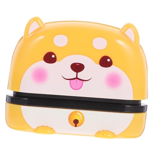 minkissy Name Stempel Gelber Shiba Inu Motiv Textilstempel für Kleidung Kindergarten Schüler Sicher und Praktisch Vielseitig Einsetzbar von minkissy