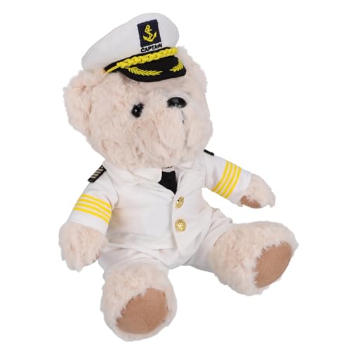 minkissy Niedlicher Captain Bär Plüschtier Weicher für Schlafen Dekoration Feiertagsparty Geschenkidee Plüschspielzeug für Sammler minkissy Niedlicher Captain Bär Plüschtier Weicher für Schlafen Dekoration Feiertagsparty Geschenkidee Plüschspielzeug für Sammler von minkissy