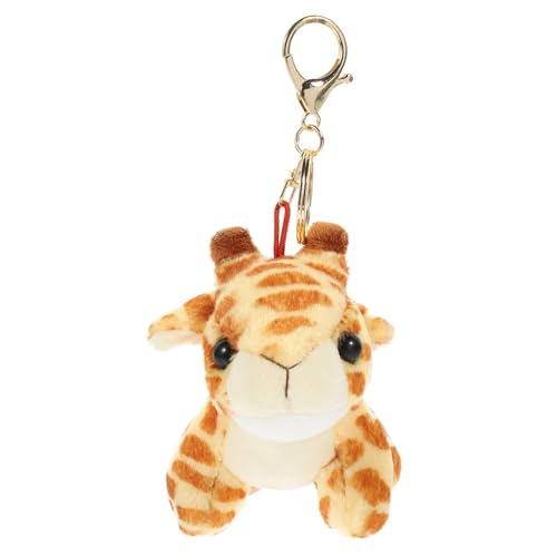 minkissy Niedlicher Plüsch Schlüsselanhänger Giraffe Kuscheltier Cartoon Anhänger Leicht Tragbar Praktisch Für Rucksack Auto Schlüsselbund Geschenkidee Für Erwachsene minkissy Niedlicher Plüsch Schlüsselanhänger Giraffe Kuscheltier Cartoon Anhänger Leicht Tragbar Praktisch Für Rucksack Auto Schlüsselbund Geschenkidee Für Erwachsene von minkissy