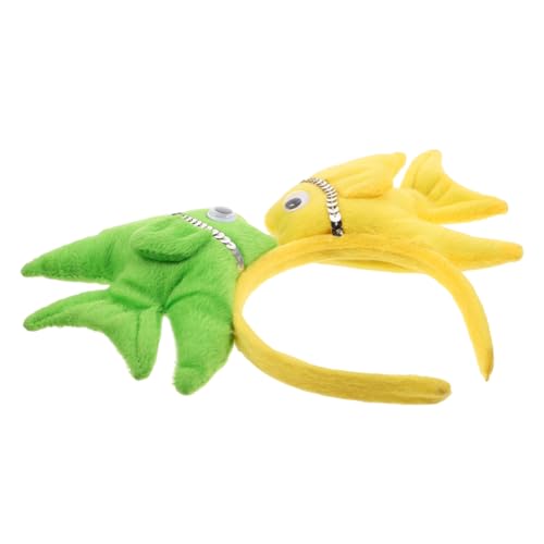 minkissy Niedliches Goldfisch Haarreif Kopfband Meeresmotiv Fisch Design Stabile Verarbeitung Kinderfest Kostüm Zubehör für Party und Verkleidung von minkissy