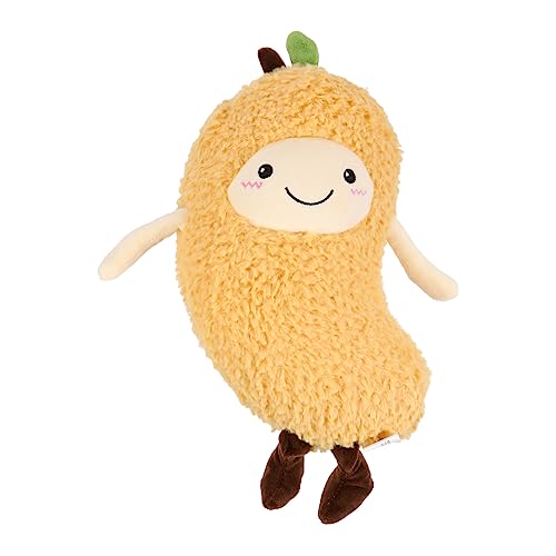 minkissy Niedliches Obst Design Plüschkissen Kuscheltier Erdbeerform für Vielseitig Einsetzbar als Dekokissen Umarmungsspielzeug und Fotorequisite für Altersgruppen von minkissy