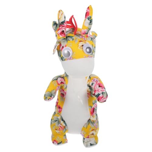 minkissy Niedliches Plüschdrache Kuscheltier Chinesisches Neujahr Dekoration Stofftier Glücksbringer für Zuhause Auto Jahr des Drachen von minkissy