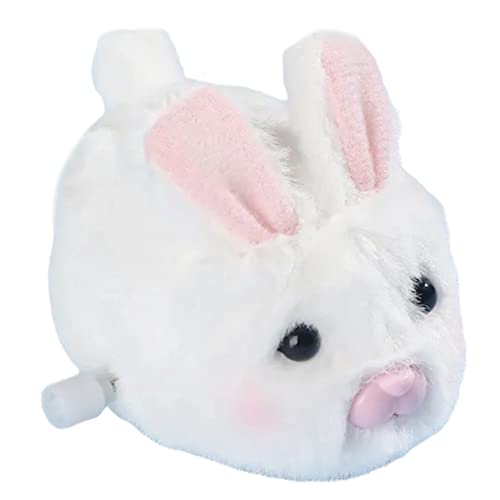 minkissy Niedliches Plüschkaninchen mit Aufziehmechanismus für Geeignet Fördert Kreativität und Geschicklichkeit als für Junge Mädchen von minkissy