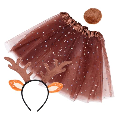 minkissy Niedliches Teiliges Kostümset mit Weichem Stirnband Tüllrock und Realistischer für Damen Bequemes Tier Cosplay Accessoire für Karneval und Party minkissy Niedliches Teiliges Kostümset mit Weichem Stirnband Tüllrock und Realistischer für Damen Bequemes Tier Cosplay Accessoire für Karneval und Party von minkissy