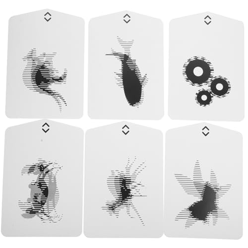 minkissy Optisches Raster Animationsspielzeug aus Natürlichem Papier Wissenschaftliches Experimentierspielzeug für Leichte Bildungsunterhaltung Kreative Bastelarbeit von minkissy