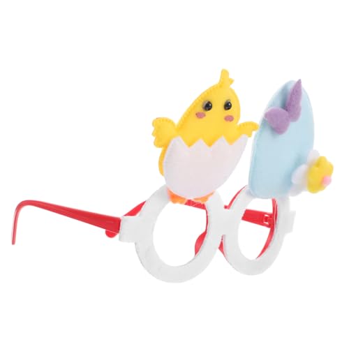 minkissy Ostergläser Hase Gastgeschenke Hase Mit Brille Feiertags -spaß -brille Osterhasen-gläser Ostern Brille Foto Requisiten Ostern-geburtstagsdekorationen Hasenbrille Plastik von minkissy