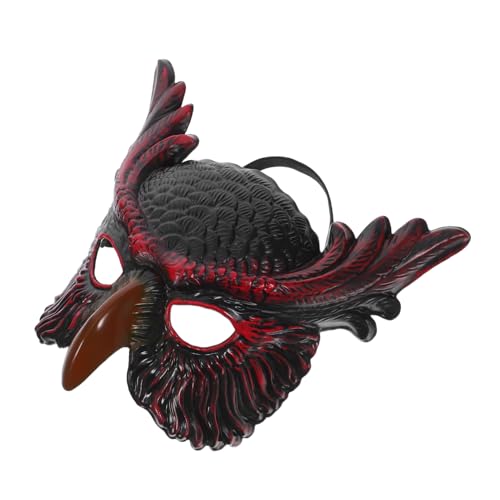 minkissy Owl Masquerade Maske aus Robustem PP Kunststoff für Erwachsene Bequemer Sitz für Halloween Karneval Cosplay Partys Tanzveranstaltungen und Bühnenauftritte von minkissy