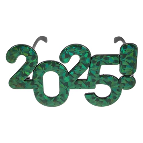 minkissy Partybrille Kunststoff Grün für Silvester und Weihnachtsfeiern Glitzernde Neujahrsbrille als Fotoaccessoire und Festlicher Eyewear für Jahreswechsel und Abschlussfeiern minkissy Partybrille Kunststoff Grün für Silvester und Weihnachtsfeiern Glitzernde Neujahrsbrille als Fotoaccessoire und Festlicher Eyewear für Jahreswechsel und Abschlussfeiern von minkissy