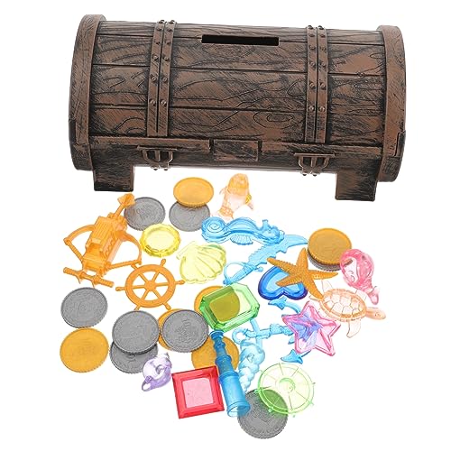 minkissy Piraten Schatzsuche Set mit Künstlichen Edelsteinen Unterwasser Tauchspielzeug für für Geburtstagsfeiern und Sichere und Bunte Dekoration für Event von minkissy