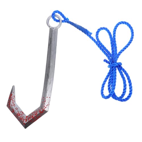 minkissy Piratenhaken mit Seil Authentisches Kunststoff Piratenkostüm Zubehör für Jungen und Mädchen Realistischer Party Haken für Halloween und Piraten Strapazierfähig und Auffällig von minkissy