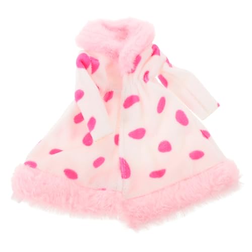 minkissy Plüsch Doll Mantel Weiche Austauschbare Puppenkleidung Niedliches Outfit Ersatzkleidung für Fotos Dekorative Puppenkostüm Modischer Mantel für Mädchen Puppen minkissy Plüsch Doll Mantel Weiche Austauschbare Puppenkleidung Niedliches Outfit Ersatzkleidung für Fotos Dekorative Puppenkostüm Modischer Mantel für Mädchen Puppen von minkissy