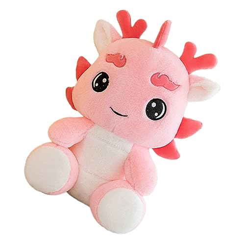 minkissy Plüsch Drache Kuscheltier Rosa Weiches PP Baumwolle Stofftier Chinesisches Drachentier Maskottchen für Neujahr Dekoration und von minkissy