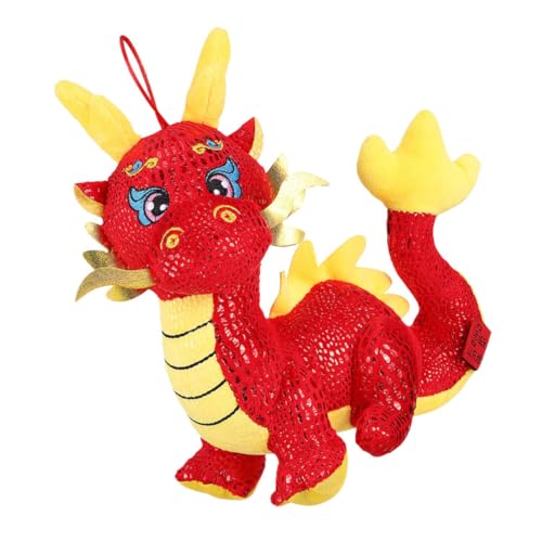 minkissy Plüsch Drache Stofftier Chinesischer Neujahrs Drache Kuscheltier Dekoration PP Baumwolle von minkissy