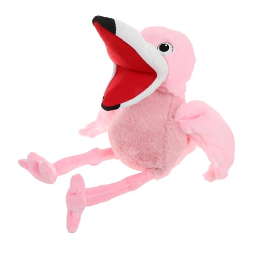 minkissy Plüsch Flamingo Handpuppe Handspielzeug Weiche Tierfigur für Fantasievolles Geschichtenerzählen und Eltern Junge Mädchen Interaktion Partyspielzeug minkissy Plüsch Flamingo Handpuppe Handspielzeug Weiche Tierfigur für Fantasievolles Geschichtenerzählen und Eltern Junge Mädchen Interaktion Partyspielzeug von minkissy