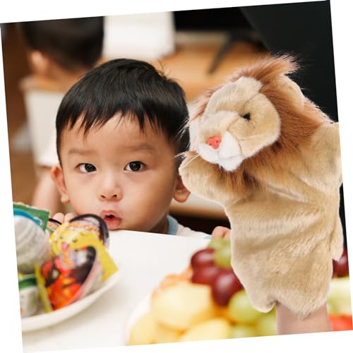 minkissy Plüsch Handpuppe für Erwachsene Weiches Sicheres Storytelling Handspielzeug Fördert Motorik Kommunikation und Selbstvertrauen Rollenspiel und Erziehungsspielzeug von minkissy