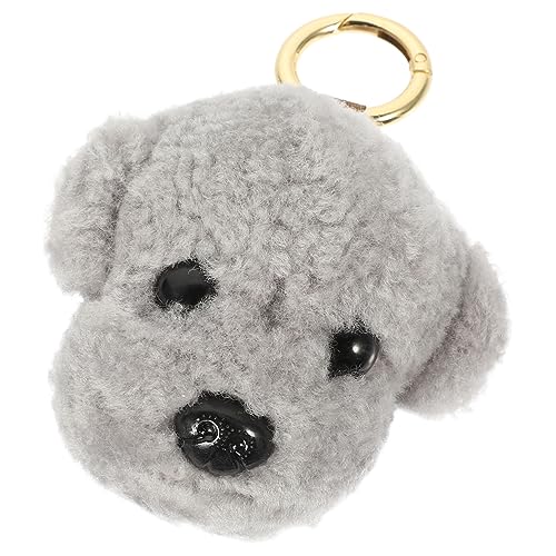 minkissy Plüsch Hund Anhänger Cartoon Schlüsselanhänger und Tasche Deko Weicher Plüschtier Charm für Auto und Handtasche Tragbarer Langlebiger Kuschelanhänger Geschenkidee für Valentinstag von minkissy