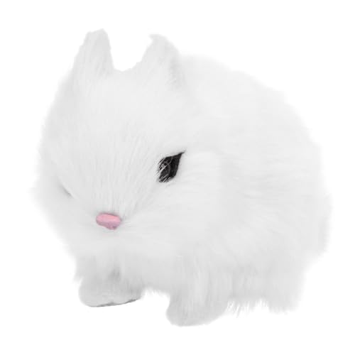 minkissy Plüsch Kaninchen Realistisches Dekoratives Tier Süßes Plüschtier für und Geburtstagsgeschenk Hochwertige Verarbeitung und Sicheres Material von minkissy