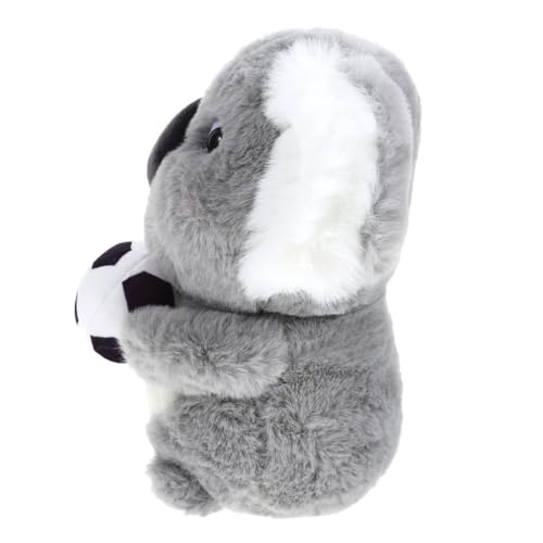 minkissy Plüsch Koala Puppe mit Grünem Schal Graues Kuscheltier Langlebiges Plüschtier für Freunde und Wohnraumdekoration Weiches Stofftier für Alltag und minkissy Plüsch Koala Puppe mit Grünem Schal Graues Kuscheltier Langlebiges Plüschtier für Freunde und Wohnraumdekoration Weiches Stofftier für Alltag und von minkissy