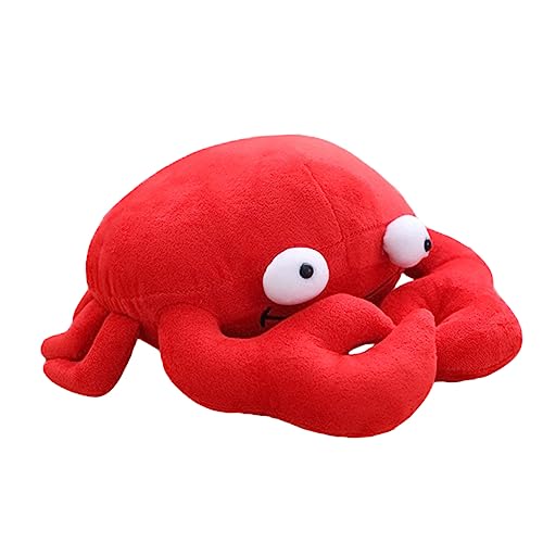 minkissy Plüsch Krabbenpuppe Cartoon Stofftier Kuscheliges Dekokissen aus Sicherem PP Baumwollmaterial für Erwachsene als Sofa oder Autositzkissen minkissy Plüsch Krabbenpuppe Cartoon Stofftier Kuscheliges Dekokissen aus Sicherem PP Baumwollmaterial für Erwachsene als Sofa oder Autositzkissen von minkissy