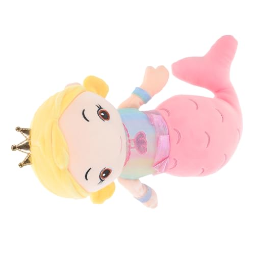 minkissy Plüsch Meerjungfrau Puppe Leichtes Kuscheltier in Zartem Rosa Weiches Stofftier für Mädchen als und Wohnaccessoire Charmante Dekoration für Sofa und Kinderzimmer minkissy Plüsch Meerjungfrau Puppe Leichtes Kuscheltier in Zartem Rosa Weiches Stofftier für Mädchen als und Wohnaccessoire Charmante Dekoration für Sofa und Kinderzimmer von minkissy